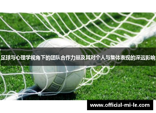 足球与心理学视角下的团队合作力量及其对个人与集体表现的深远影响